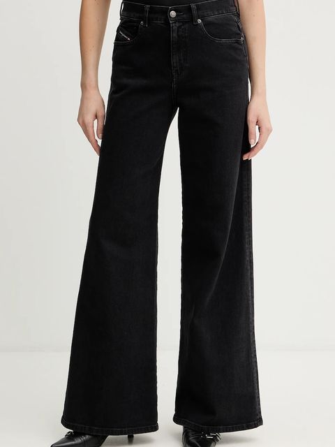 Diesel jeansy 1979 D-AKEMI L.32 damskie kolor czarny A03624.09N89 - zdjęcie produktu nr 1