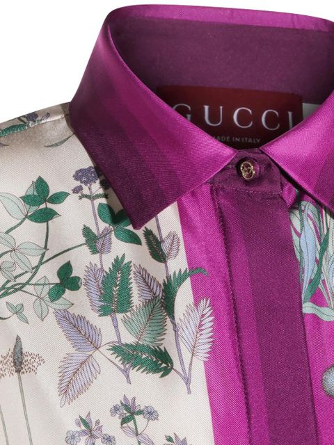 Gucci floral-print shirt - Neutrals