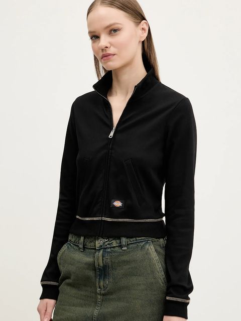 Dickies bluza damska kolor czarny gładka DK0A4Z71BLK1 - zdjęcie produktu nr 1