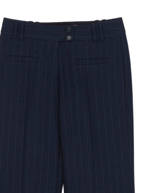 3.1 Phillip Lim pinstripe-pattern trousers - Blue - zdjęcie produktu nr 2