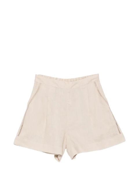 MC2 Saint Barth Amani pleated shorts - Neutrals - zdjęcie produktu nr 1
