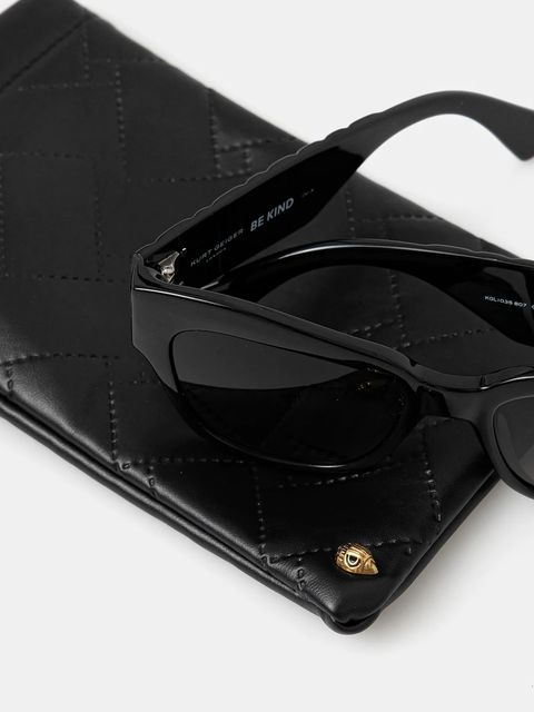 Kurt Geiger London okulary przeciwsłoneczne KENSINGTON damskie kolor czarny 4739500679 - zdjęcie produktu nr 2