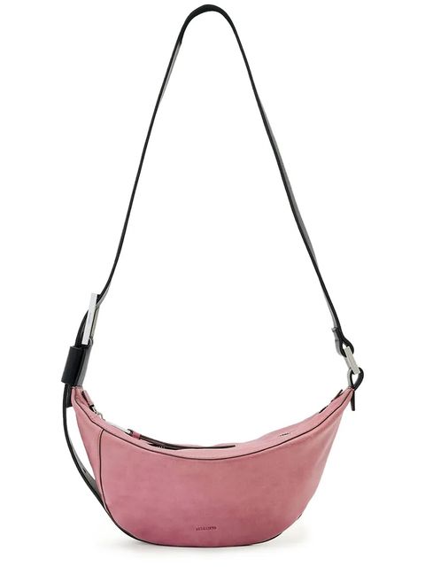 AllSaints torebka rogal damska skórzana LUNA - zdjęcie produktu nr 1