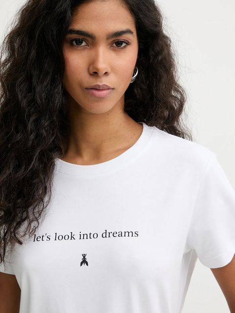 Patrizia Pepe t-shirt damski kolor biały 8M1800 J061