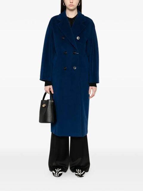 Max Mara buttoned belted double-breasted coat - Blue - zdjęcie produktu nr 2