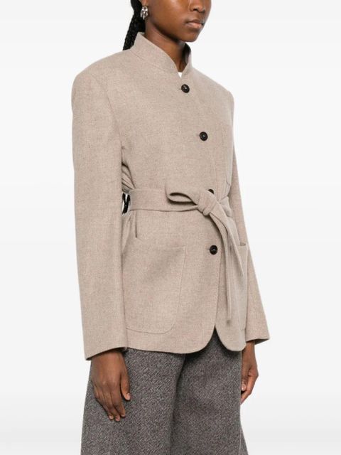 Max Mara buttoned patch-pocket jacket - Neutrals
