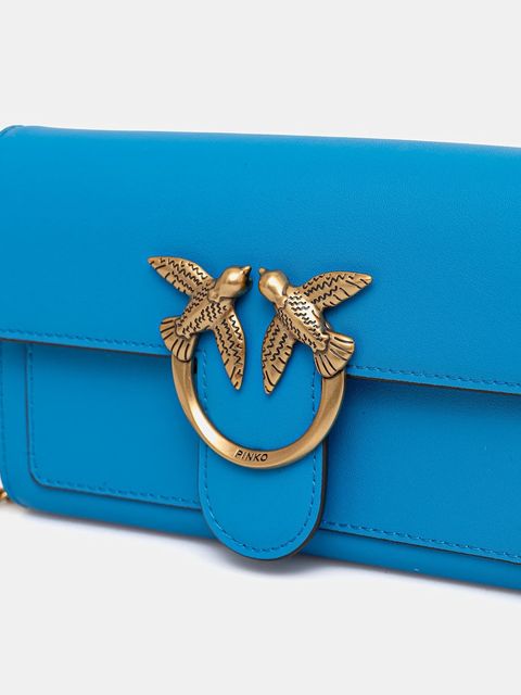 Pinko kopertówka kolor niebieski 100062 A0F1