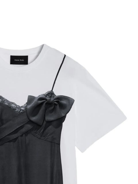 Simone Rocha top-print T-shirt - White - zdjęcie produktu nr 2