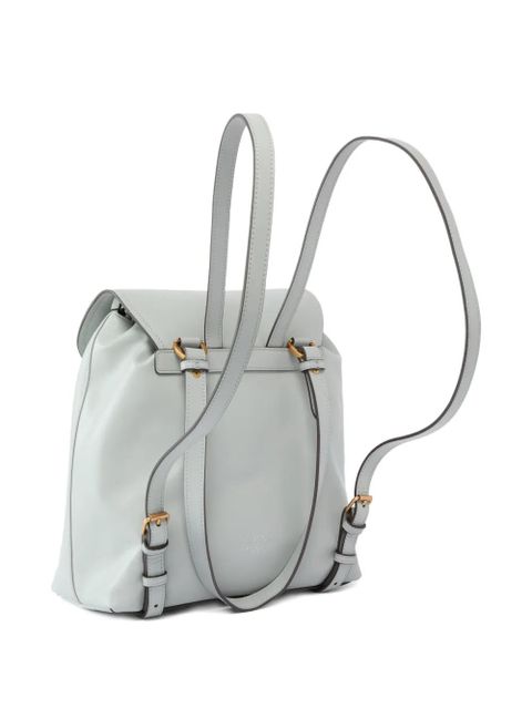 PINKO antique-gold logo backpack - Grey