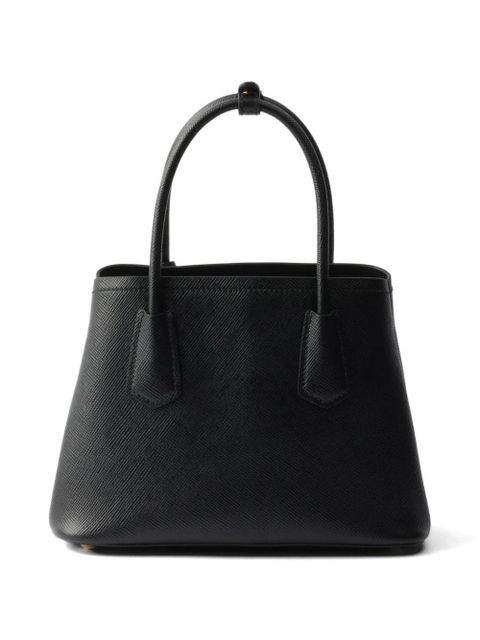 Prada Double small Saffiano leather bag - Black - zdjęcie produktu nr 1