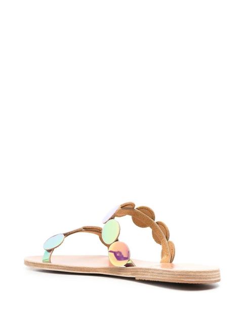 Ancient Greek Sandals St Tropez leather sandals - Silver