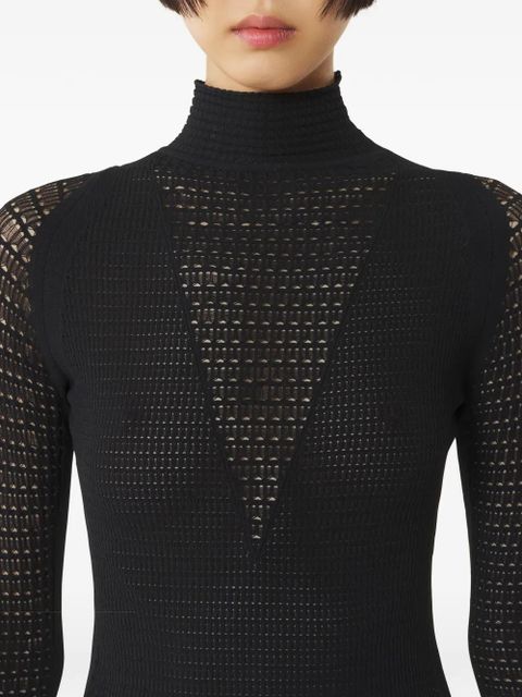 Lanvin turtleneck long-sleeved sweater - Black