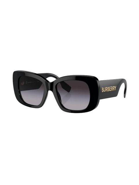 Burberry Eyewear logo-print square-frame sunglasses - Black - zdjęcie produktu nr 2