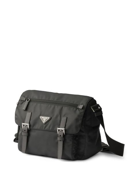 Prada logo-detail cross body bag - Grey