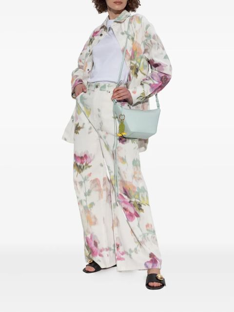 LOEWE floral-print trousers - White - zdjęcie produktu nr 2