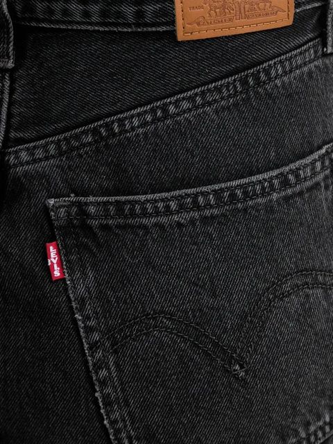 Levi's spódnica jeansowa HR BACK SLIT SKIRT kolor szary midi ołówkowa 001VH