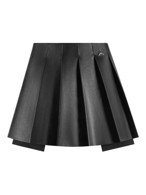 Manière De Voir pleated eiffel plaque skirt - Black - zdjęcie produktu nr 1