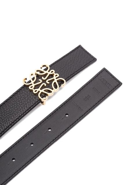 LOEWE logo-buckle belt - Black - zdjęcie produktu nr 2