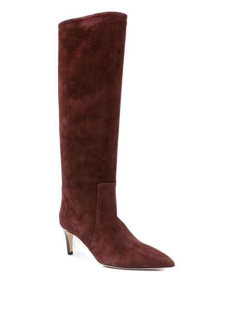 Paris Texas 60mm suede pointed-toe boots - Brown - zdjęcie produktu nr 2