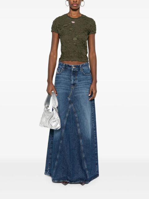 Diesel De-Pago maxi denim skirt - Blue