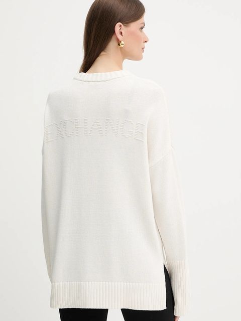 Armani Exchange sweter bawełniany