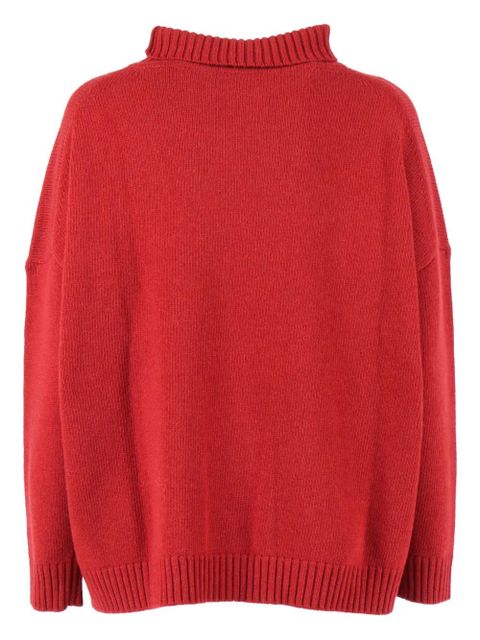 Weekend Max Mara Borgia ribbed turtleneck sweater - Red - zdjęcie produktu nr 2