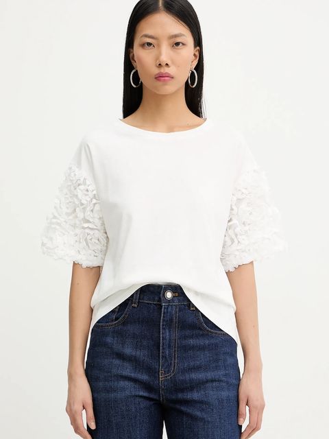 Twinset t-shirt bawełniany - zdjęcie produktu nr 1