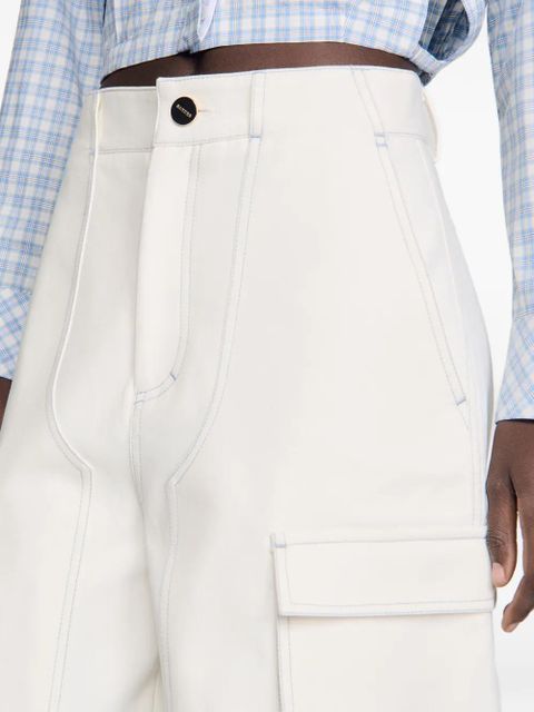 SANDRO cargo-pocket shorts - White