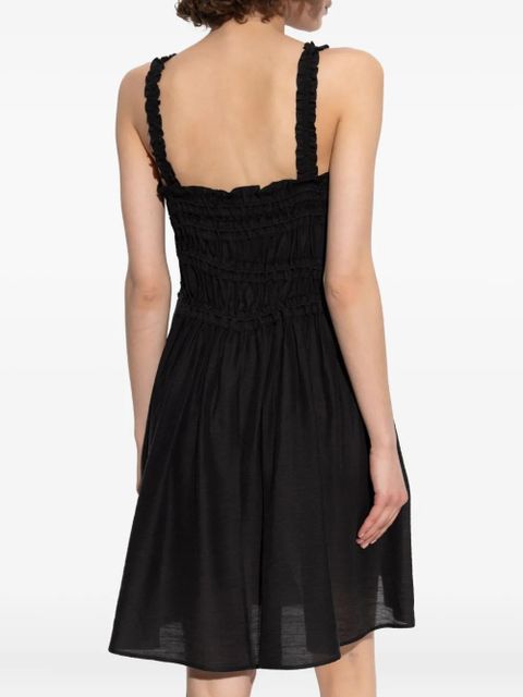 Tory Burch smocked strap dress - Black