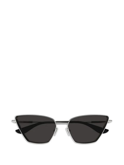 Alexander McQueen cat-eye frame sunglasses - Silver - zdjęcie produktu nr 1
