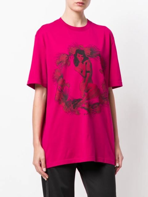 Givenchy pin-up print T-shirt - Pink