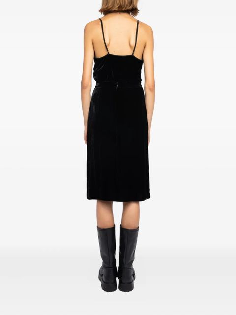 Zadig&Voltaire Julen velvet lace skirt - Black