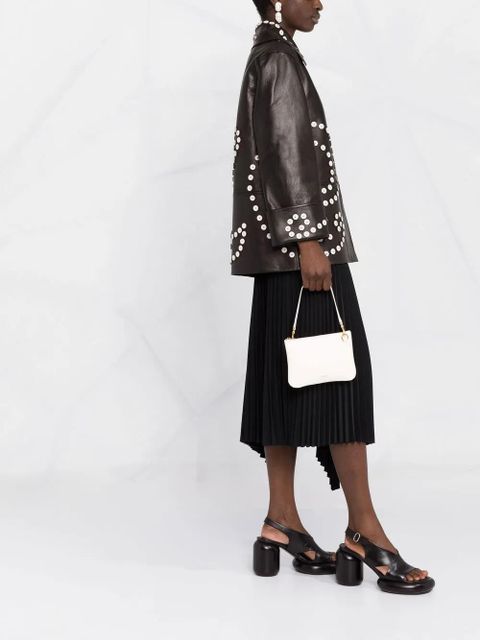 Jil Sander medium leather crossbody bag - Neutrals