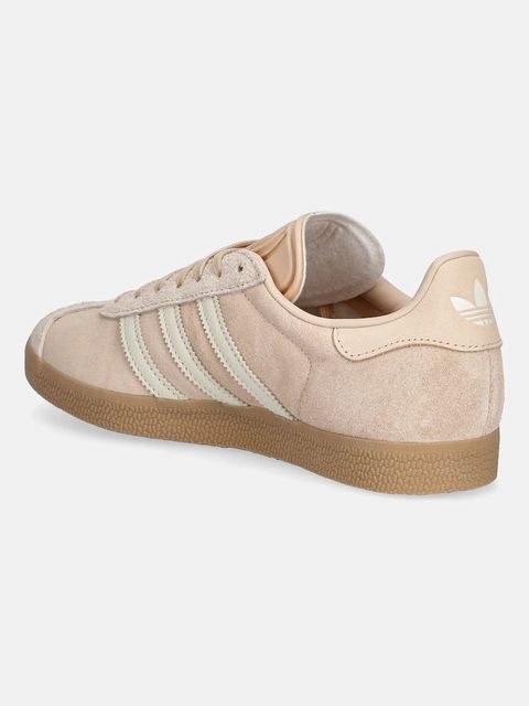 adidas Originals sneakersy zamszowe Gazelle damskie kolor beżowy JS1384