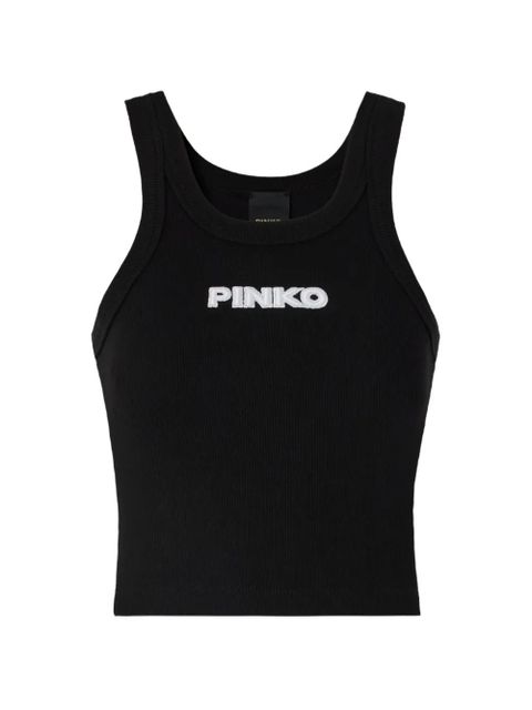 PINKO Bloody Mary logo tank top - Black - zdjęcie produktu nr 1