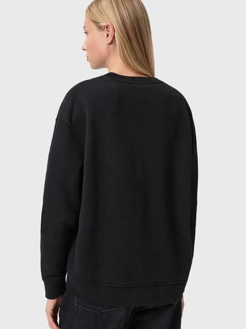 AllSaints bluza damska kolor czarny z aplikacją W052JE - zdjęcie produktu nr 2