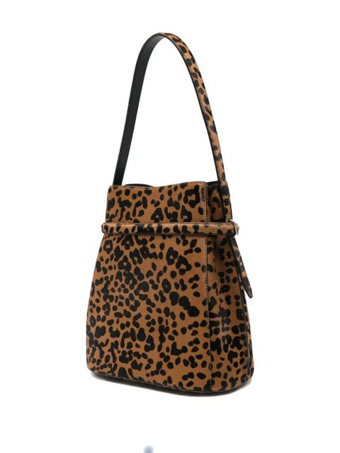 TOTEME leopard-print shoulder bag - Brown - zdjęcie produktu nr 2