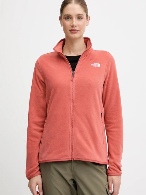 The North Face bluza sportowa damska kolor pomarańczowy gładka NF0A8D2FBOU1 - zdjęcie produktu nr 1