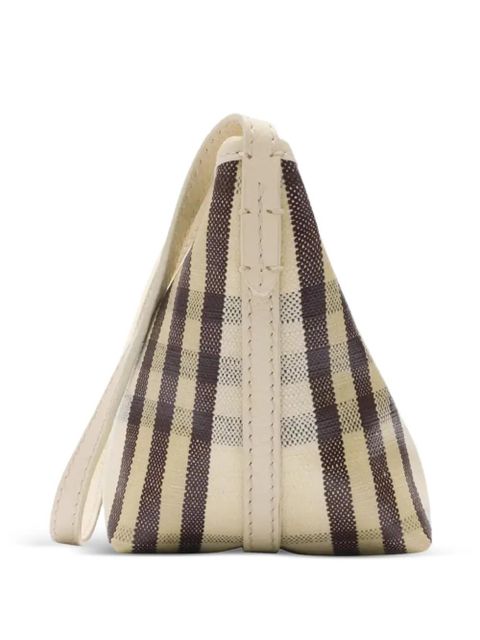 Burberry mini Highlands check shoulder bag - Neutrals