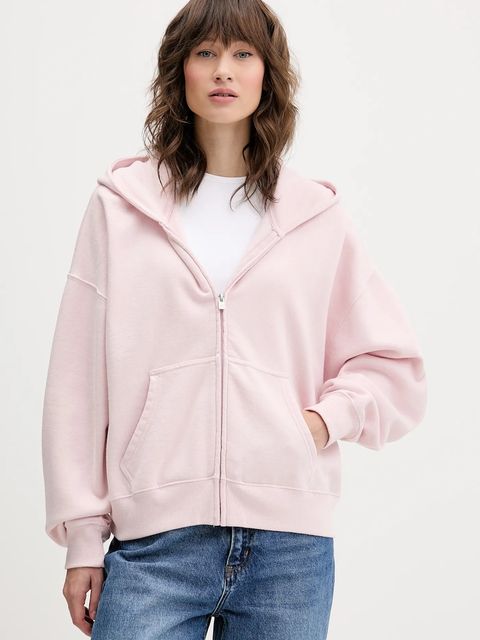 Hollister Co. bluza damska kolor różowy z kapturem gładka KI352-5229-600 - zdjęcie produktu nr 1