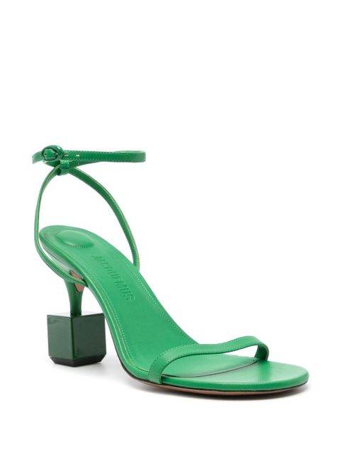 Jacquemus 105mm Les Sandales Bisou - Green - zdjęcie produktu nr 2