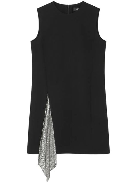 Versace mesh-insert shift mini dress - Black - zdjęcie produktu nr 1