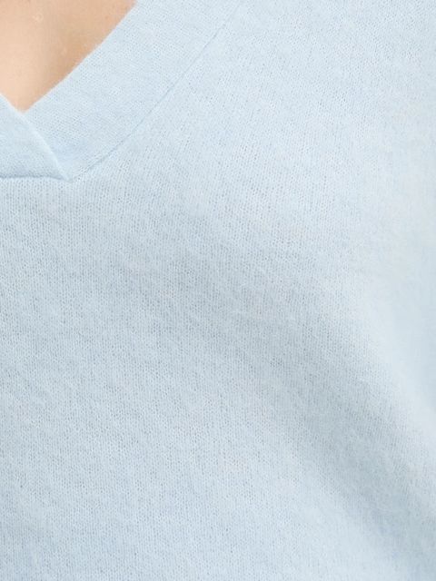 BOSS Orange sweter z dodatkiem wełny damski kolor niebieski 50549185