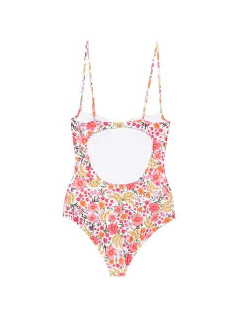 FARM Rio floral-print swimsuit - White - zdjęcie produktu nr 2