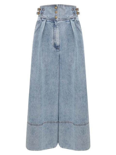 ZIMMERMANN high-waist denim cullote - Blue - zdjęcie produktu nr 2