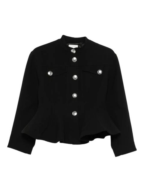 SANDRO peplum-hem jacket - Black - zdjęcie produktu nr 1