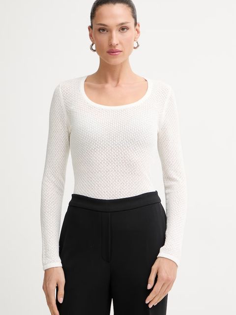 Calvin Klein sweter damski z bawełną - zdjęcie produktu nr 1