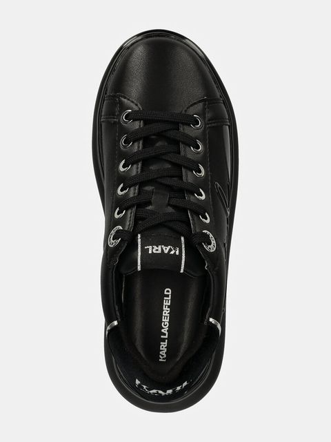 Karl Lagerfeld sneakersy skórzane KAPRI kolor czarny KL62548F