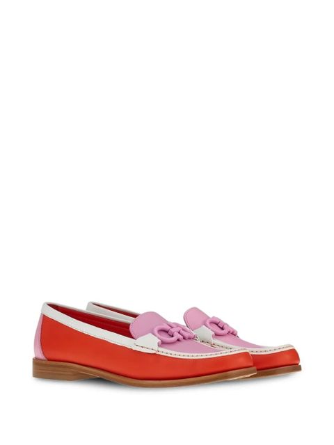 Ferragamo leather loafers - Pink