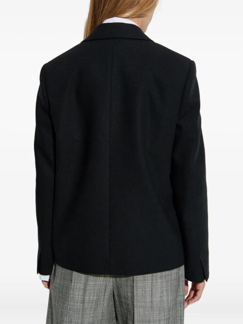 Jil Sander notched-lapel wool blazer - Black